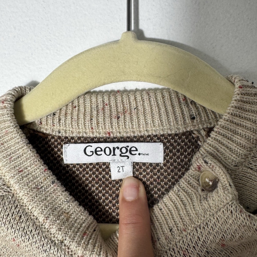 George‎ Bear baby/toddler bear Sweater size 2T unisex - Picture 3 of 6